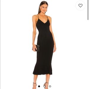 Gorgeous midi black dress from revolve, worn once